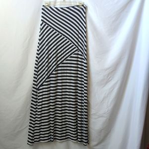 Striped Maxi Skirt